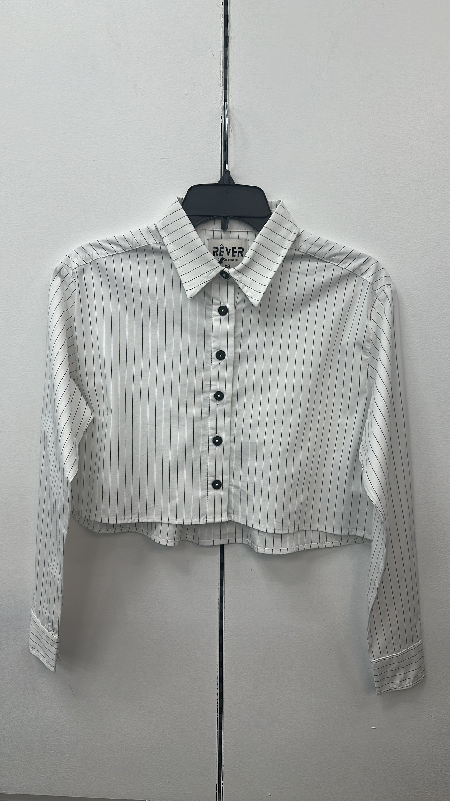 741-494 Jumper and Shirt Set, Black/White