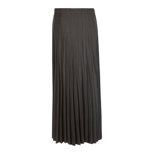Crepe Olivia Maxi Skirt, Black