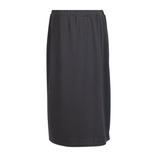 S5334-MJ-LIN 27'' Kick Pleat Skirt w/Lining, Black