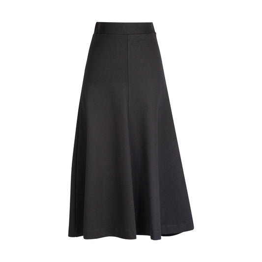 710-29" Short Ponti Skirt, Black