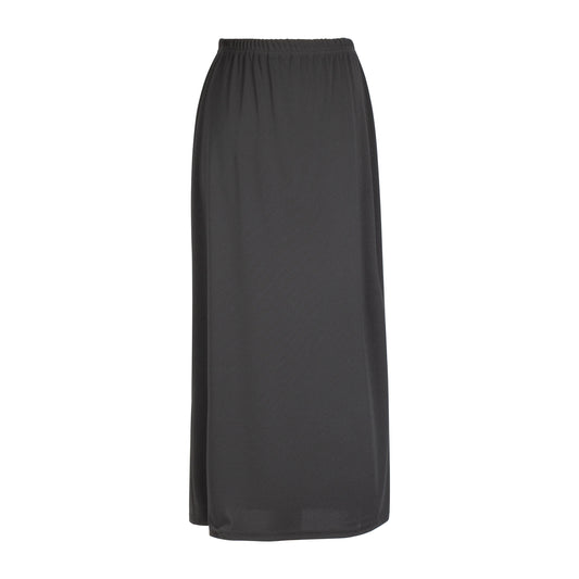 S3994-MJ Long Straight Skirt, Black
