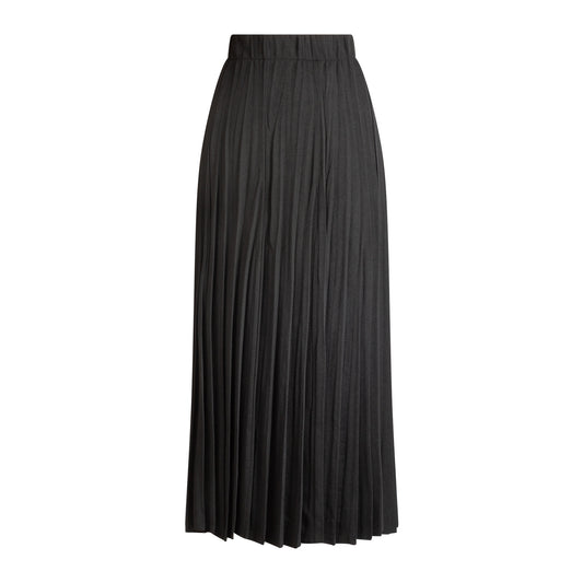 SWF2292-35" Polyester Pleated Skirt, Black