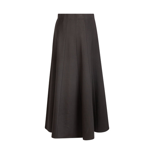 SWF2250-32" Flair Paneled Skirt, Black