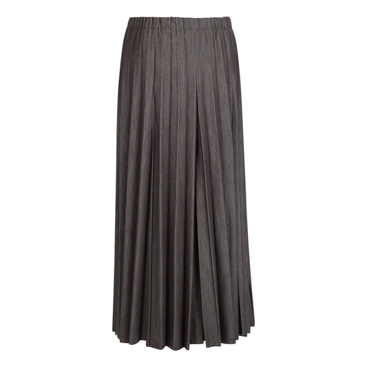 601-33" Denim Thin Accordion Skirt